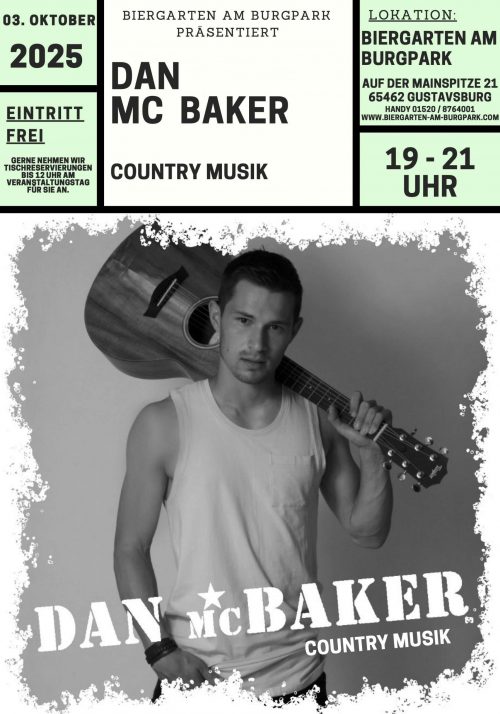 Plakat DanMcBaker 2025
